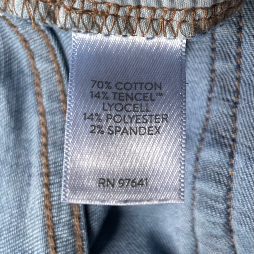 J jill Denim Authentic Fit Sim Ankle 5 Pocket Blue Women's Jeans Tall - Picture 8 of 8